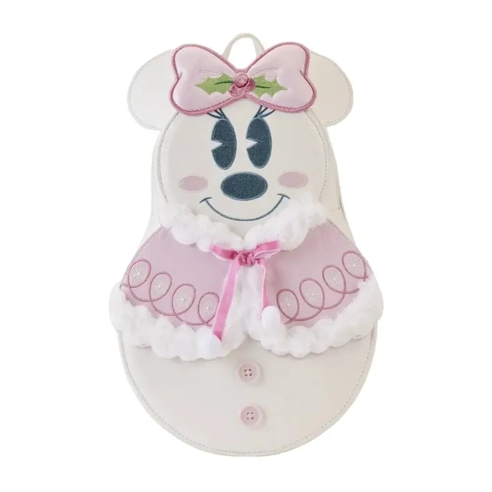 Minnie Mouse Pastel Snowman Mini Backpack